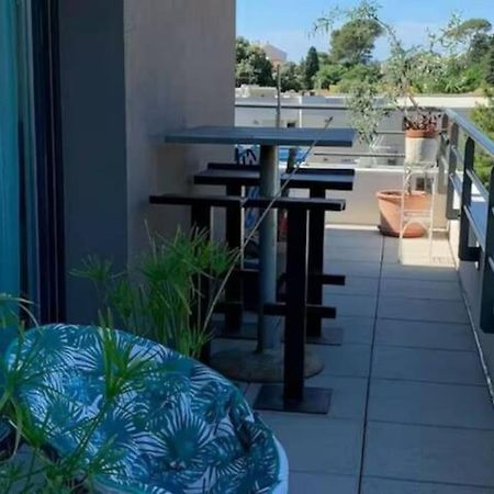 Magnifique Rooftop Duplex Climatise Familial, Aux Arceaux Монпелие Екстериор снимка